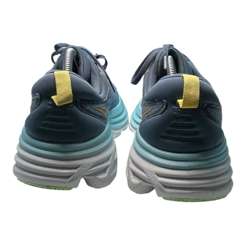 Hoka One One Bondi 8 Real Teal Shadow Mens Blue Size 11 Running Shoes - Picture 6 of 16